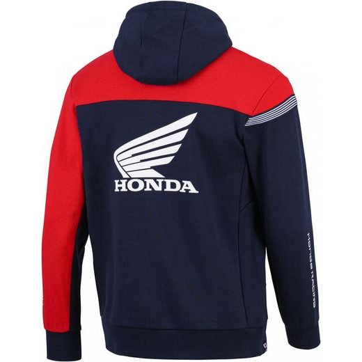 HONDA MIKINA S KAPUCOU - MODRÁ - MIKINY - NA MOTORKÁŘE