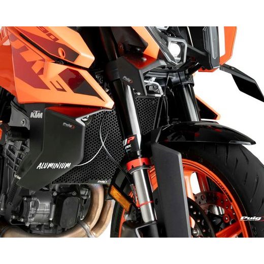SPOILER CHLADIČE PUIG 22555N ČERNÝ - PLEXI ŠTÍTY - NA MOTORKU