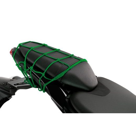 ELASTICKÁ SÍŤ PUIG 0788V ZELENÁ 350 X 350MM - UPÍNACÍ POPRUHY A SÍŤKY - NA MOTORKU