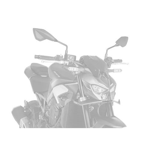 PŘEDNÍ SPOILERY PUIG DOWNFORCE 22446C KARBONOVÝ VZHLED - PLEXI ŠTÍTY - NA MOTORKU