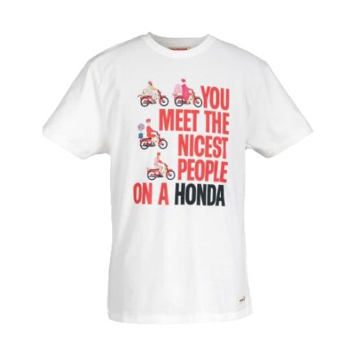 HONDA TRIČKO YOU MEET URBAN FUN - BÍLÁ 2026 - DÁRKY PRO FANOUŠKY HONDA - NA MOTORKÁŘE