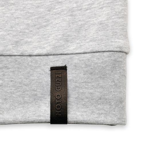 PÁNSKÁ MIKINA MOTO GUZZI 100TH - ŠEDÁ - MIKINY - NA MOTORKÁŘE