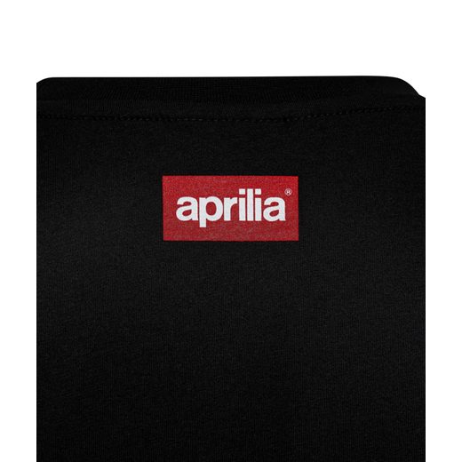 APRILIA DÁMSKÉ TRIČKO BIG LOGO - ČERNÁ 2026 - DÁRKY PRO FANOUŠKY APRILIA - NA MOTORKÁŘE