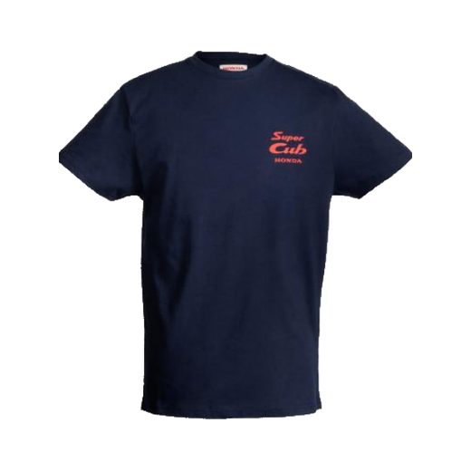 HONDA TRIČKO SUPERCUB TRIBUTE - TMAVĚ MODRÁ 2026 - DÁRKY PRO FANOUŠKY HONDA - NA MOTORKÁŘE