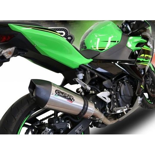 KONCOVKA VÝFUKU SLIP-ON GPR NEW GRAND PRIX EVO TITANIUM E5.K.174.GPAN.TO BROUŠENÝ TITAN ZAHRNUJE SPOJOVACÍ SVOD A ODNÍMATELNÝ DB KILLER - KONCOVKY VÝFUKU - NA MOTORKU