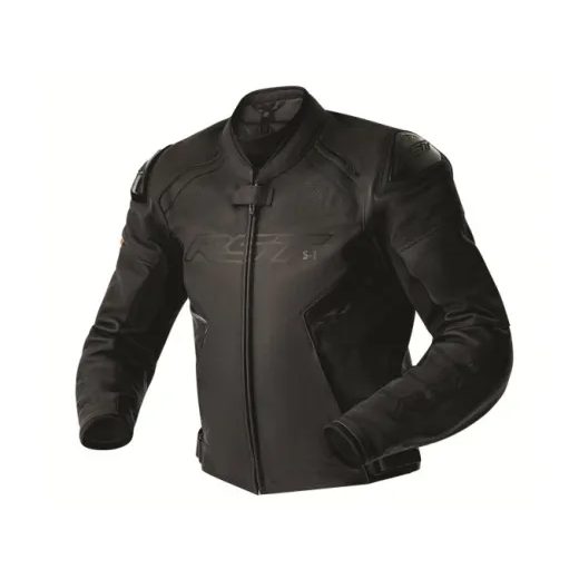 KOŽENÁ BUNDA RST 103605 S1 D3O - ČERNÁ - KOŽENÉ BUNDY - NA MOTORKÁŘE