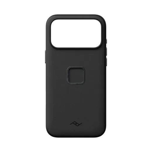 PEAK DESIGN SLIMLINK CASE - IPHONE 18 - ČERNÁ KŮŽE - KRYTY NA TELEFON - NA MOTORKU