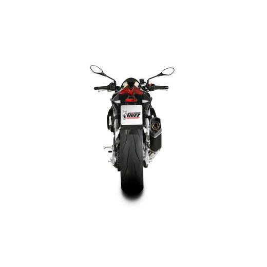 KONCOVKA VÝFUKU MIVV SR-1 A.015.LR1TB ČERNÝ TITAN - KONCOVKY VÝFUKU - NA MOTORKU