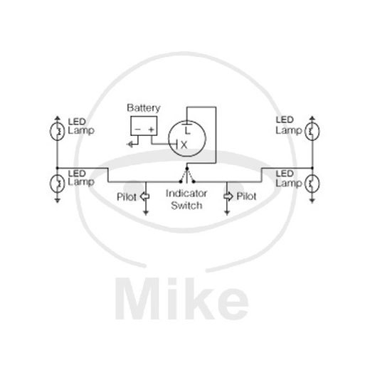 PŘERUŠOVAČ BLINKRŮ JMP ELEKTRONICKÝ LED SUZUKI UNIVERZÁLNÍ - PŘERUŠOVAČE BLINKRŮ - NA MOTORKU