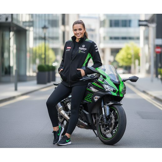DÁMSKÁ MIKINA KAWASAKI KRT WORLDSBK SWEATSHIRT - MIKINY - NA MOTORKÁŘE