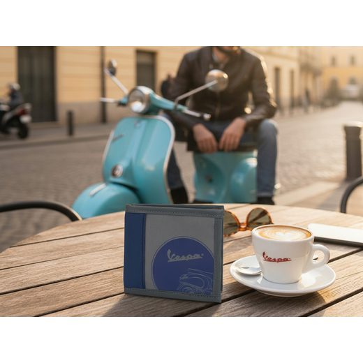 PENĚŽENKA VESPA ROLLER - MODRÁ - OSTATNÍ - NA MOTORKÁŘE