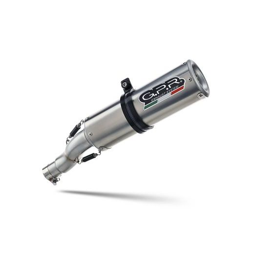 KONCOVKA VÝFUKU SLIP-ON GPR M3 BM.79.M3.INOX BROUŠENÁ NEREZOVÁ OCEL PRO BMW F 800 R 2015-2016 - KONCOVKY VÝFUKU - NA MOTORKU
