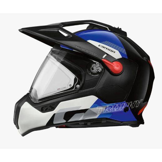 PŘILBA BMW GS RALLYE CARBON - TROPHY - ENDURO HELMY - NA MOTORKÁŘE