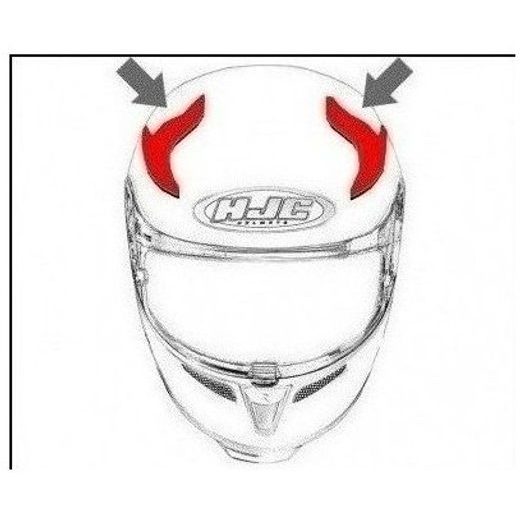 HJC VENTILACE RPHA 70 HORNÍ COPTIC MC4H - PŘÍSLUŠENSTVÍ - NA MOTORKÁŘE