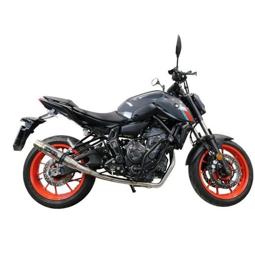 VÝFUK KOMPLETNÍ GPR DEEPTONE INOX Y.190.RACE.DE BROUŠENÁ NEREZOVÁ OCEL ZAHRNUJE ODNÍMATELNÝ DB KILLER - VÝFUKY - NA MOTORKU