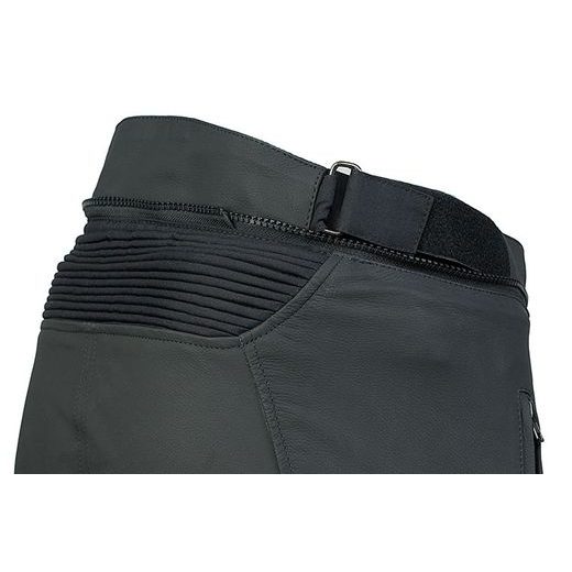 KALHOTY NA MOTOCYKL KOMBINACE KŮŽE A TEXTIL MBW GILI ČERNÉ PÁNSKÉ I DÁMSKÉ - TEXTILNÍ KALHOTY - NA MOTORKÁŘE