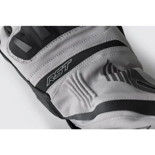 RST 103663 PRO SERIES VEGA WP GLOVES - ČERNÁ-STŘÍBRNÁ - KOŽENÉ RUKAVICE - NA MOTORKÁŘE