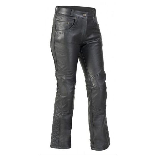 DÁMSKÉ STYLOVÉ KOŽENÉ KALHOTY NA MOTORKU MBW BRIGITA - KOŽENÉ KALHOTY - NA MOTORKÁŘE