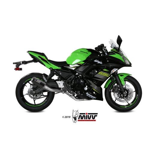VÝFUK KOMPLETNÍ 2X1 MIVV MK3 K.044.SM3C KARBON - VÝFUKY - NA MOTORKU
