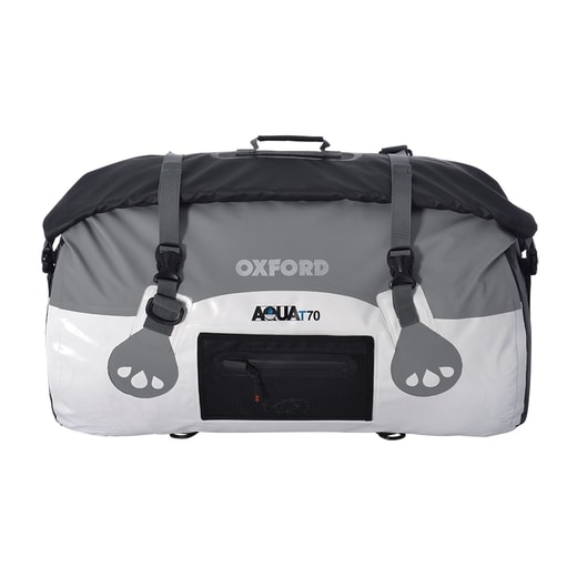 NEPROMOKAVÝ VAK NA MOTORKU OXFORD AQUA ROLL BAG T70 WHITE/GREY