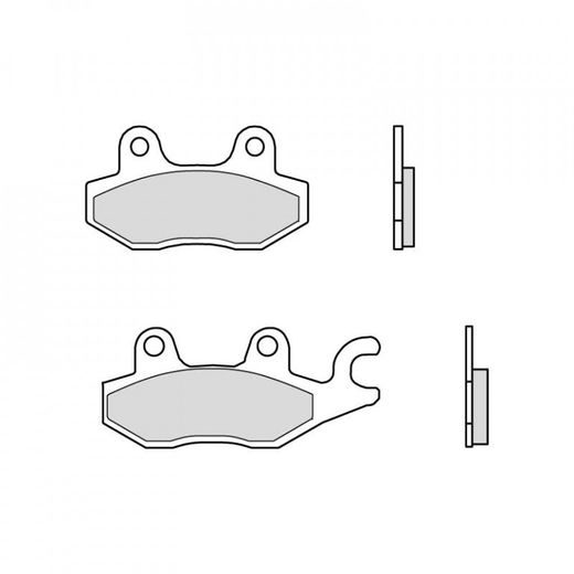 BRZDOVÉ DESTIČKY BREMBO 07YA22SR