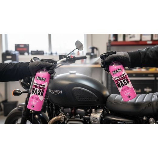 VYSOCE VÝKONNÝ BEZVODÝ ČISTIČ MUC-OFF 1132 750 ML - ČIŠTĚNÍ - NA MOTORKU