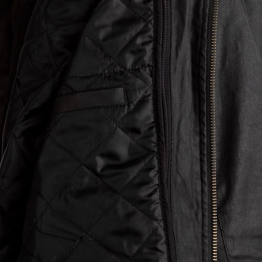 PÁNSKÁ KOŽENÁ BUNDA RST BRIXTON CE / JKT 2975 - ČERNÁ - TEXTILNÍ BUNDY - NA MOTORKÁŘE