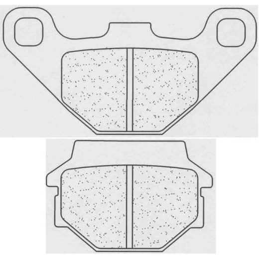 BRZDOVÉ DESTIČKY CL BRAKES 2306 EN10 (XE7)