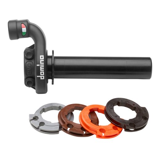 PLYNOVÁ RUKOJEŤ DOMINO 184080790 S LÍMCEM - PÁČKY - NA MOTORKU