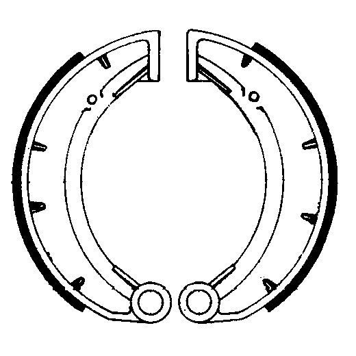 BRZDOVÉ ČELISTI FERODO 225129123 - BRZDY - NA MOTORKU