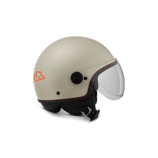 HELMA VESPA VISOR 4.0 ECE 22.06 - BÉŽOVÁ MATNÁ - HELMY NA SKÚTR - NA MOTORKÁŘE