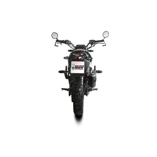 VÝFUK KOMPLETNÍ 1X1 MIVV GP Z.003.LXB ČERNÁ - DVOJITÉ KONCOVKY VÝFUKU - NA MOTORKU