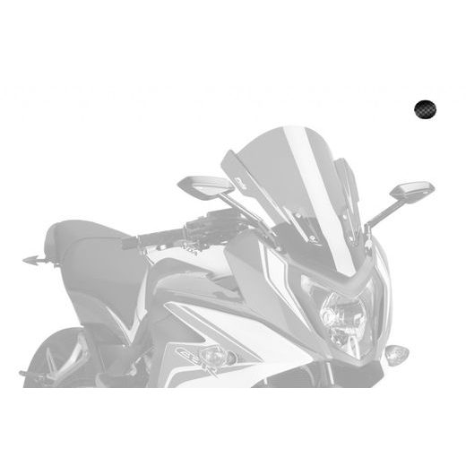 PLEXI ŠTÍT PUIG TOURING 7595C KARBONOVÝ VZHLED - PLEXI ŠTÍTY - NA MOTORKU
