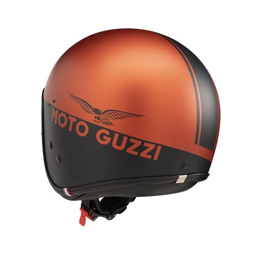 HELMA MOTO GUZZI V9 JET - ORANŽOVÁ - OTEVŘENÉ HELMY - NA MOTORKÁŘE