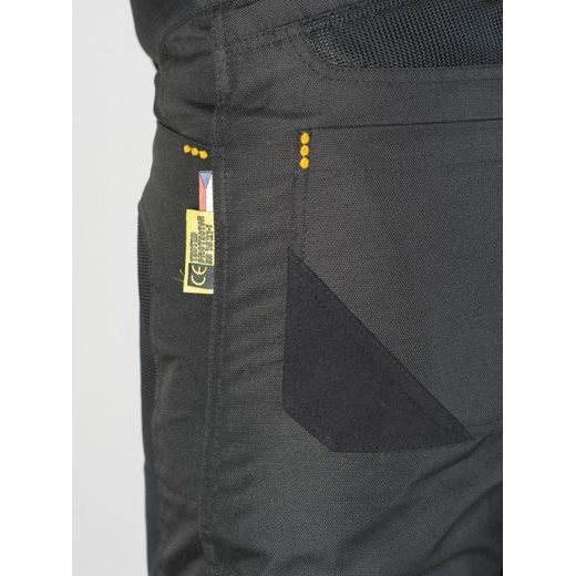 KALHOTY NA MOTOCYKL MBW SUMMER PANTS - ČERNÉ, PÁNSKÉ I DÁMSKÉ - TEXTILNÍ KALHOTY - NA MOTORKÁŘE