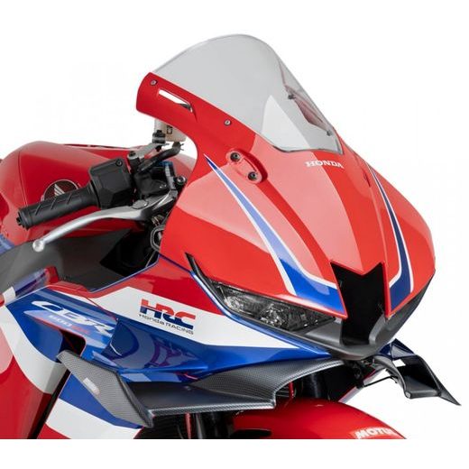 PŘEDNÍ SPOILERY PUIG GP 22192C KARBONOVÝ VZHLED - PLEXI ŠTÍTY - NA MOTORKU