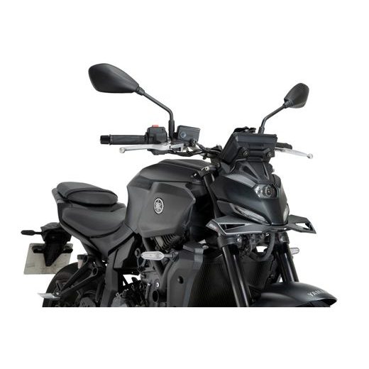 PŘEDNÍ SPOILERY PUIG NAKED 22417C KARBONOVÝ VZHLED - PLEXI ŠTÍTY - NA MOTORKU