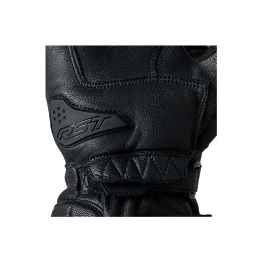 DÁMSKÉ KOŽENÉ RUKAVICE NA MOTORKU RST S1 CE WP / 3424 - ČERNÁ - NEPROMOKAVÉ RUKAVICE - NA MOTORKÁŘE