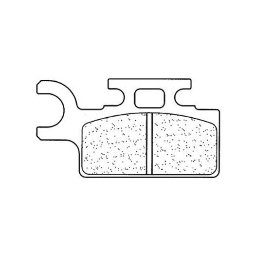 BRZDOVÉ DESTIČKY CL BRAKES 1034 X1 - PŘEDNÍ - NA MOTORKU