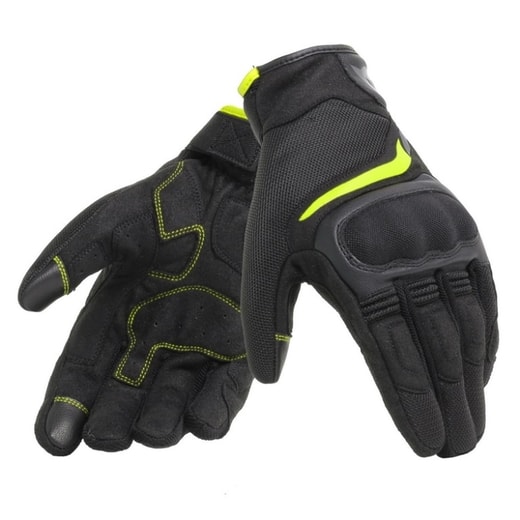 LETNÍ MOTO RUKAVICE DAINESE AIR MASTER ČERNÁ/FLUO-ŽLUTÁ