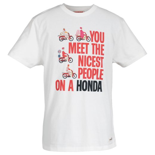 HONDA TRIČKO YOU MEET URBAN FUN - BÍLÁ 2026 - DÁRKY PRO FANOUŠKY HONDA - NA MOTORKÁŘE