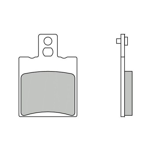 BRZDOVÉ DESTIČKY BREMBO 07087 BRZDOVÉ DESTIČKY PRO SKÚTRY CC - BRZDOVÉ DESTIČKY - NA MOTORKU