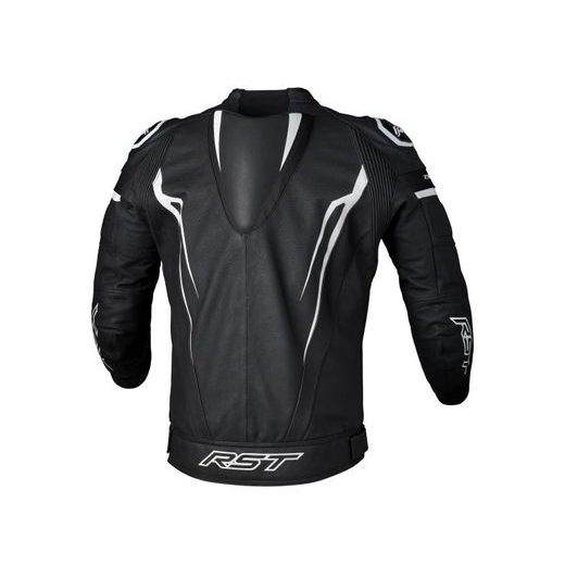PÁNSKÁ KOŽENÁ BUNDA RST TRACTECH EVO 5 CE 3437 - BÍLÁ - KOŽENÉ BUNDY - NA MOTORKÁŘE