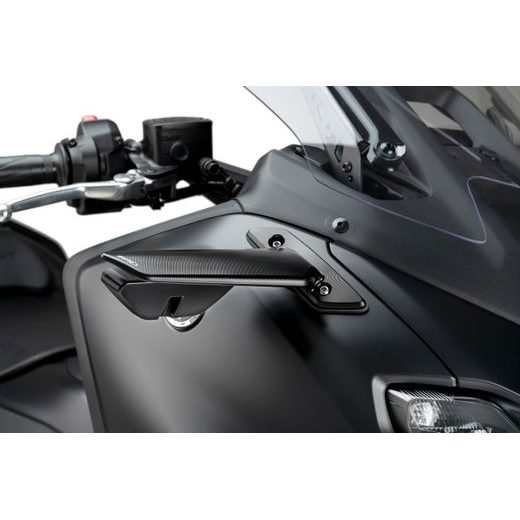 ZPĚTNÉ ZRCÁTKO PUIG AILERON 22016N ČERNÝ PRAVÝ - ZRCÁTKA - NA MOTORKU