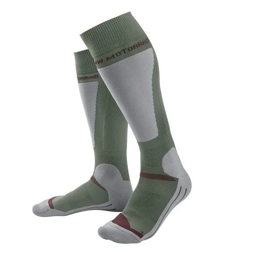 FUNKČNÍ LETNÍ PONOŽKY BMW MOTORRAD - KHAKI - SPODNÍ PRÁDLO - NA MOTORKÁŘE