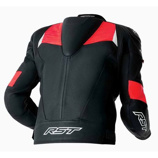 PÁNSKÁ KOŽENÁ BUNDA - RST 103635 TRACTECH EVO D3O - ČERVENÁ - KOŽENÉ BUNDY - NA MOTORKÁŘE