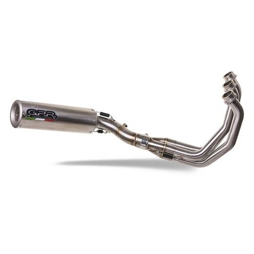 VÝFUK KOMPLETNÍ GPR M3 E5.T.94.CAT.M3.TN BROUŠENÝ TITAN - VÝFUKY - NA MOTORKU