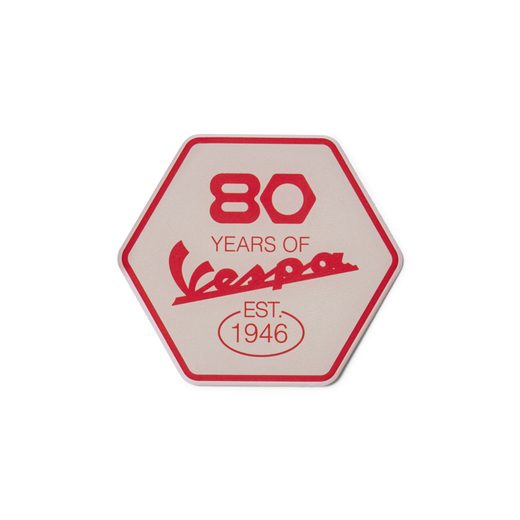 VESPA 80TH SADA NÁŠIVEK GLOBO - FABER - DÁRKY PRO FANOUŠKY VESPA - NA MOTORKÁŘE