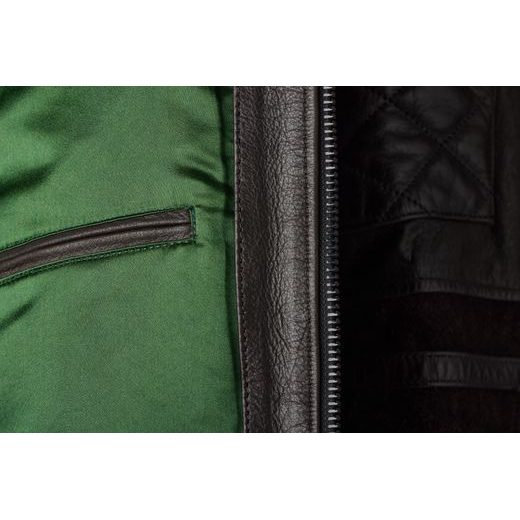 PÁNSKÁ KOŽENÁ BUNDA OXFORD - KOŽENÉ BUNDY - NA MOTORKÁŘE
