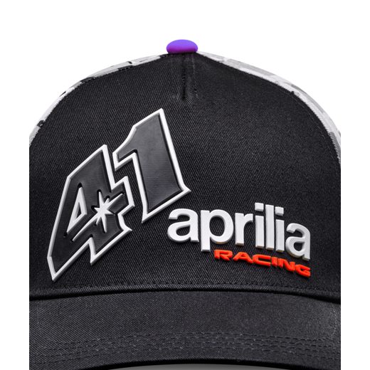 KŠILTOVKA APRILIA MESH - ŠEDÁ CAMO - ČEPICE A KŠILTOVKY - NA MOTORKÁŘE